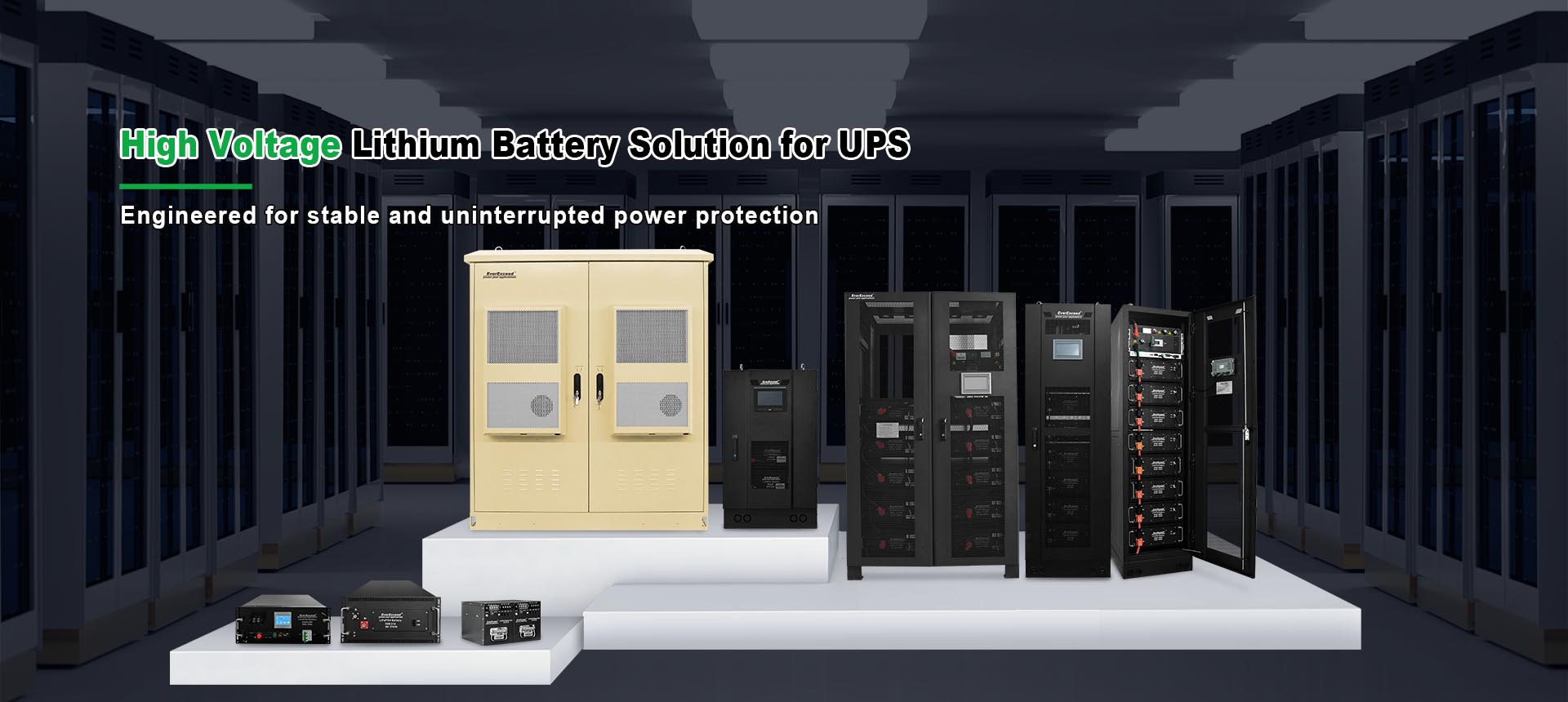 High Voltage Lithium Battery Solution for UPS