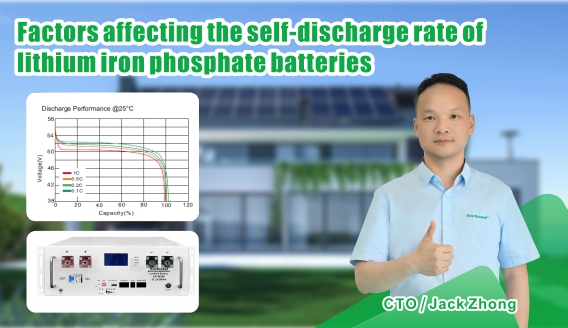 Các yếu tố ảnh hưởng đến tốc độ tự phóng điện của pin lithium sắt photphat.