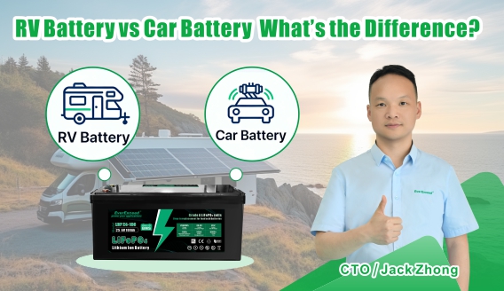 Ắc quy xe RV so với ắc quy ô tô: Sự khác biệt là gì?
