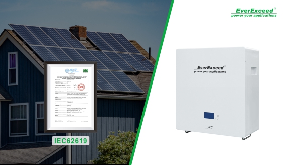 Pin Lithium EverExceed ESS đã vượt qua bài kiểm tra an toàn IEC62619