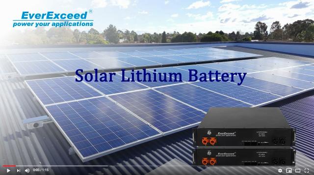  EverExceed pin lithium năng lượng mặt trời lưu trữ năng lượng