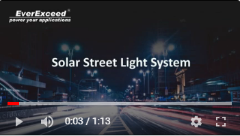EverExceed EVSTL Hệ thống đèn đường năng lượng mặt trời LED