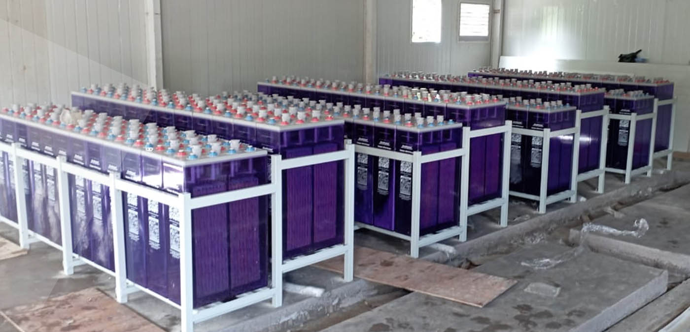 Pin ngập nước OPzS dạng ống