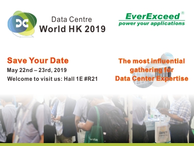 Chào mừng bạn đến thăm EverExceed tại Data Center World HK-2019
