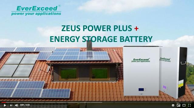  EverExceed nguồn zeus Plus + Wall giải pháp gắn pin lithium