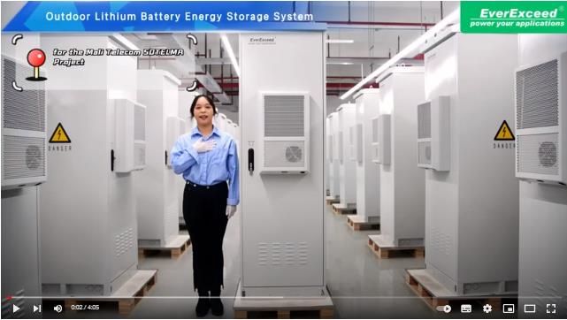 Hệ thống lưu trữ năng lượng pin lithium ngoài trời EverExceed