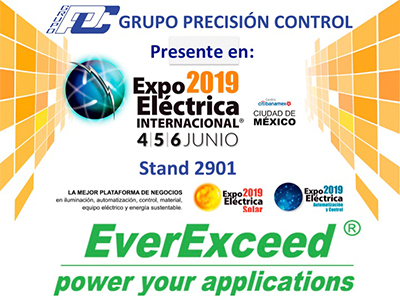 Chào mừng bạn đến thăm EverExceed tại Triển lãm Điện Quốc tế Mexico -2019